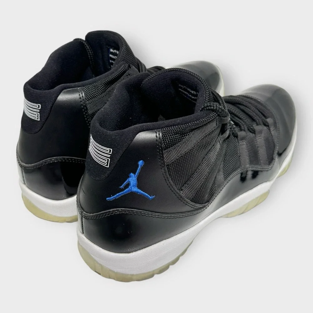 Air Jordan 11 Retro 2009 Space Jam Size 13 378037-041 Black Blue OG Rare MJ Shoe